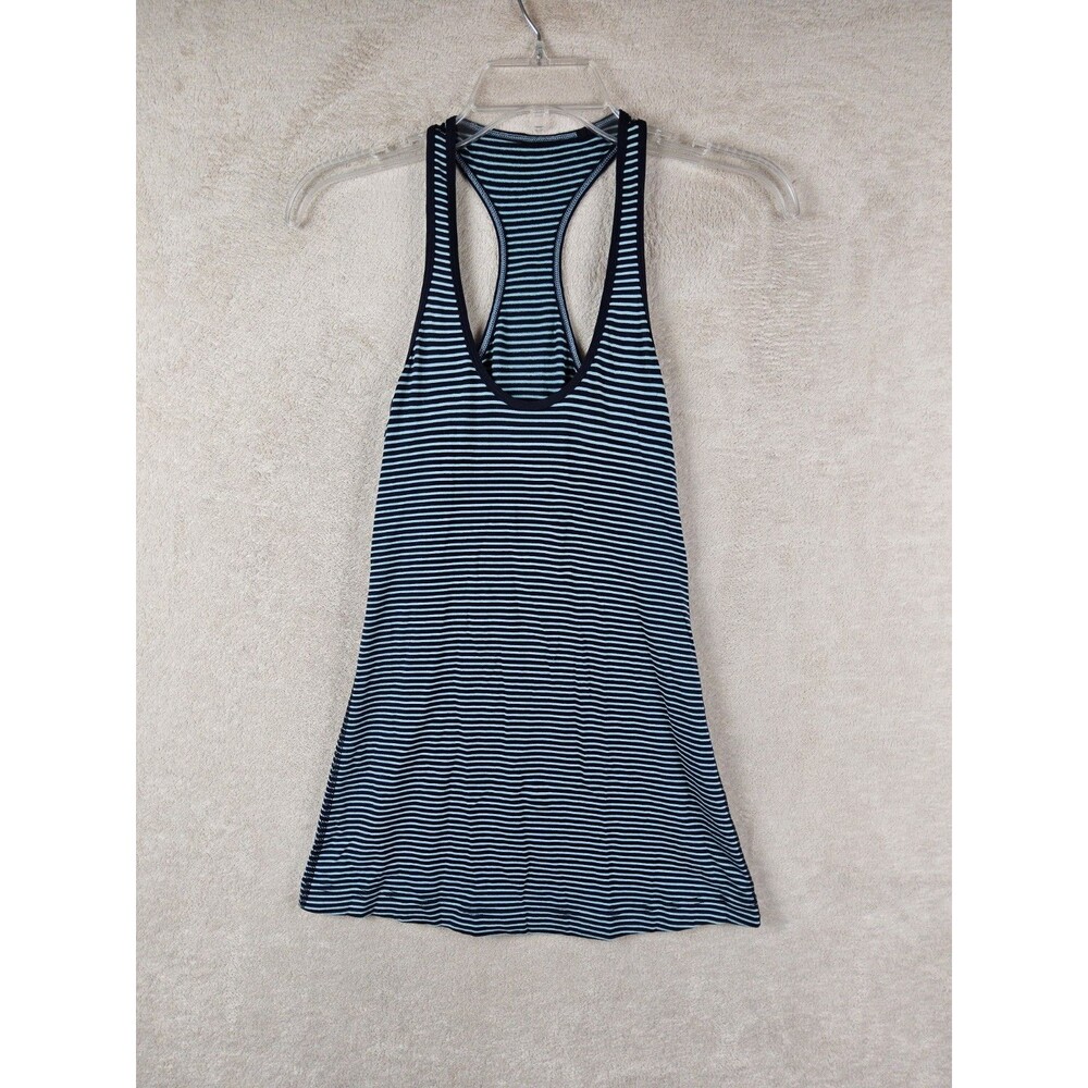 Lululemon Women’s Striped Longline Athletic Tank Top Size 4